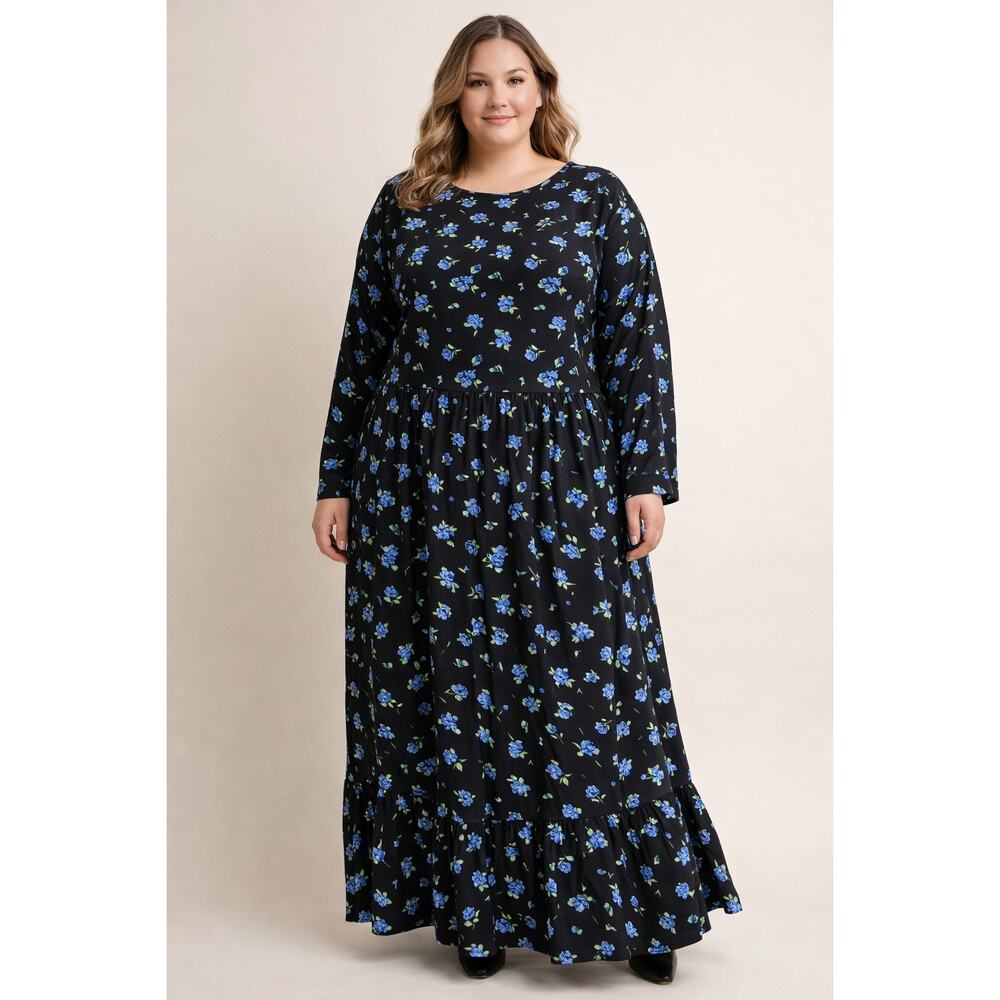 NWT Glamourous Curve Plus Floral Maxi Dress 18